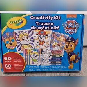 Brand New Crayola PAW Patrol Creativity Kit - Blue